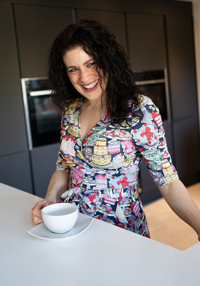 Sugar Patisserie Print Midi Dress