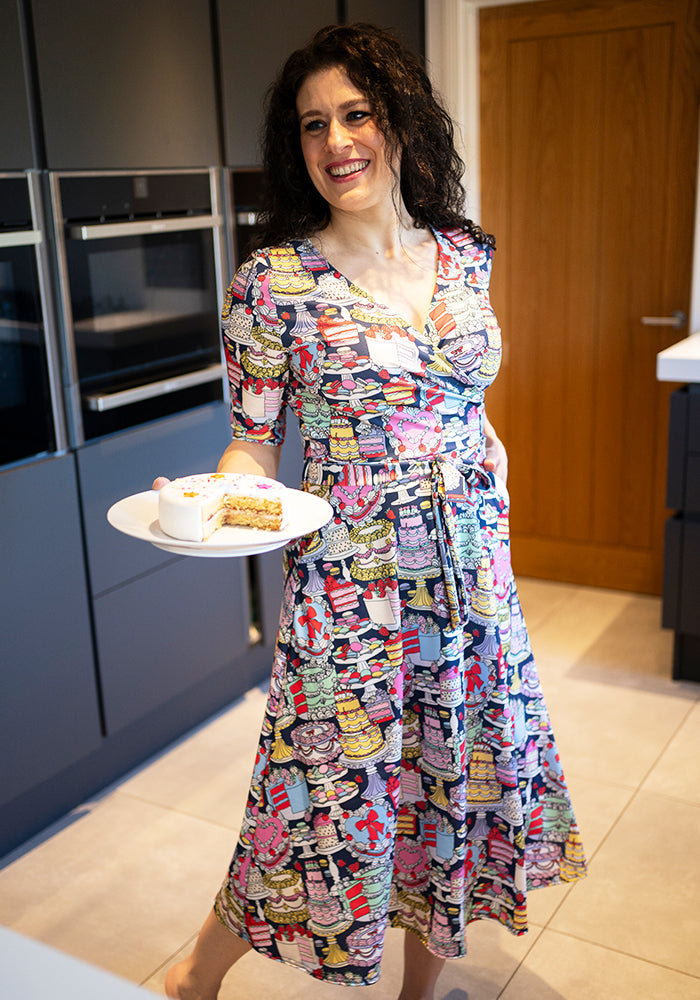 Sugar Patisserie Print Midi Dress