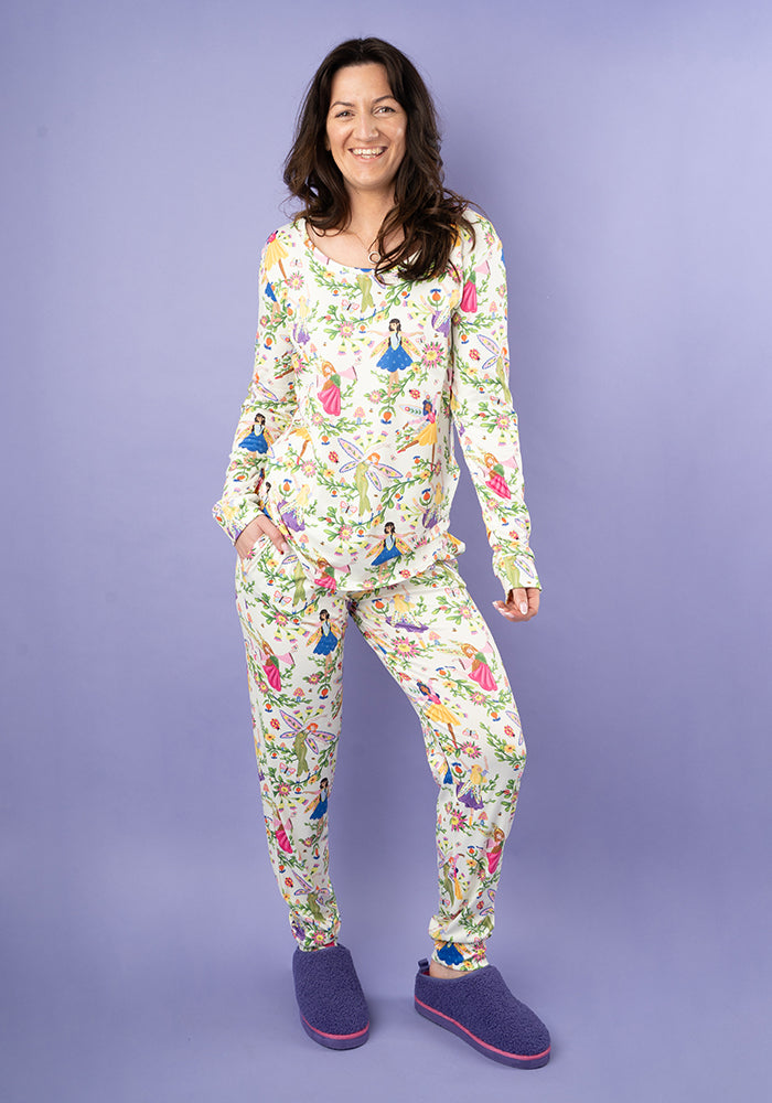 Sugarplum Dancing Fairies Print Pyjama Set