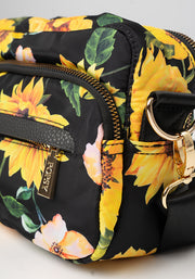 Sunflower Print Cross Body Bag