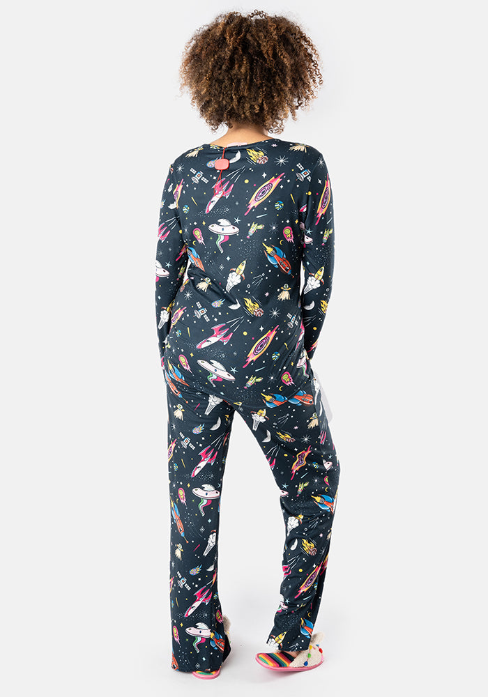 Super Nova Spaceships Print Pyjama Set