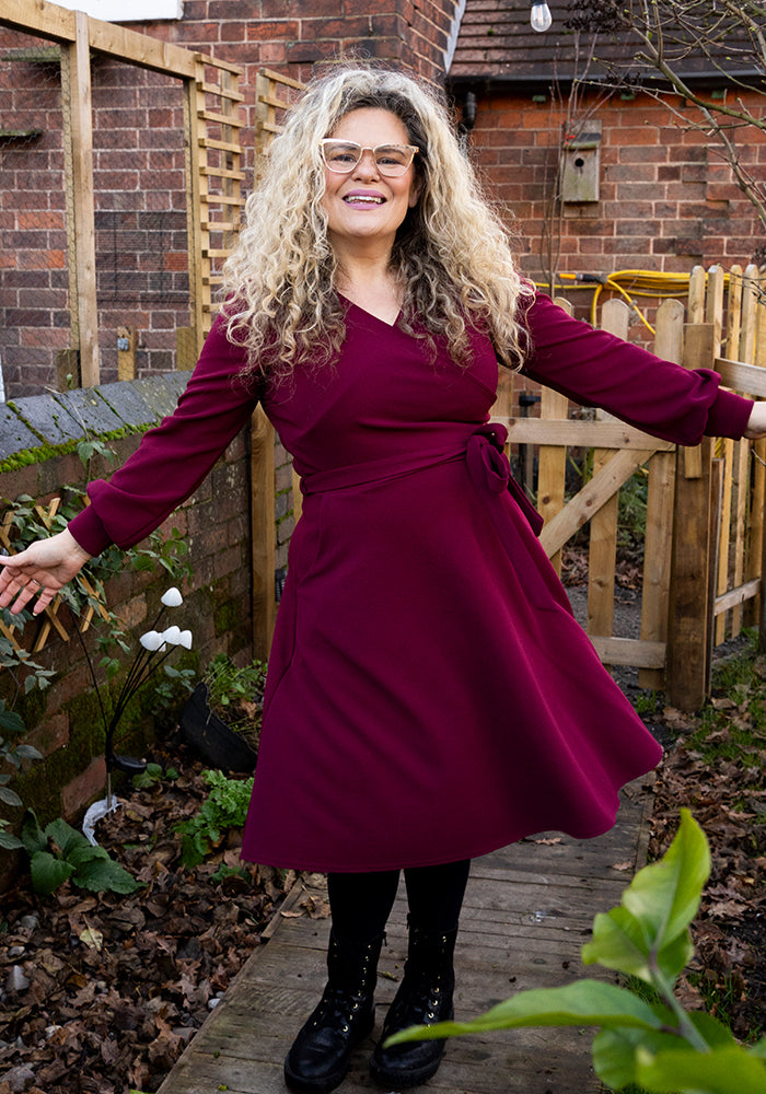 Sydney Wine Dress