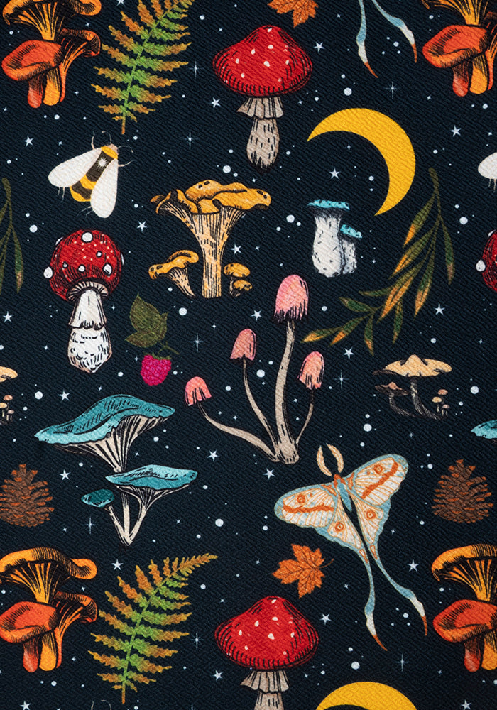 Tamar Woodland Mushroom Print Pinafore