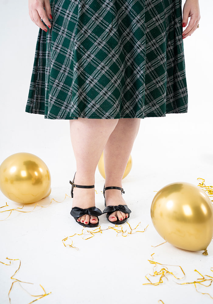 Tara Green Tartan Swing Dress