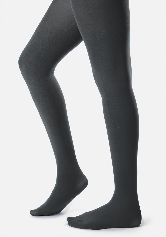 80 Denier Premium Tights - Iron Grey