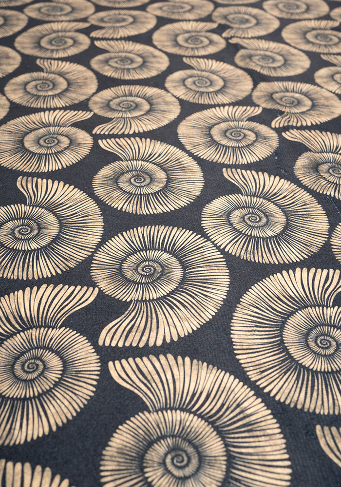 Third angle of Fossil Print Large Towel