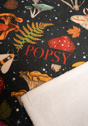 Woodland Mushroom Print Jumbo Bath Sheet