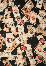 Taara Falling Tarot Card Print Midi Dress