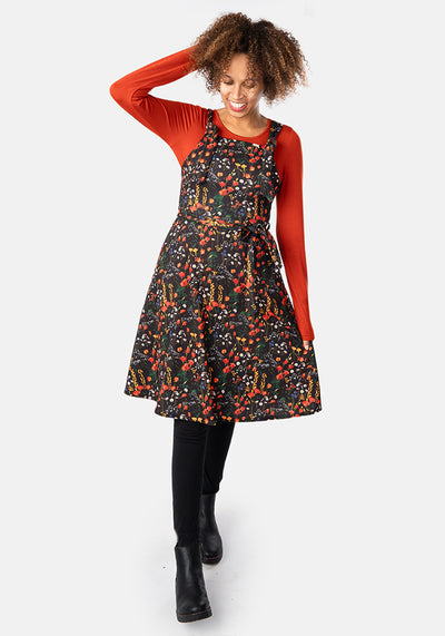 Tamar Ditsy Floral Print Pinafore