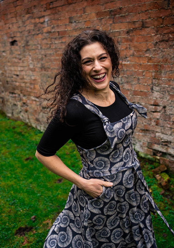 Tamar Fossil Print Pinafore