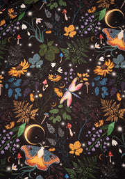 Tamar Black Magical Moth Print Pinafore