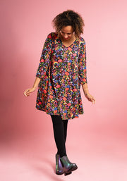 Tamsin Garden Rainbows Print A-Line Tunic