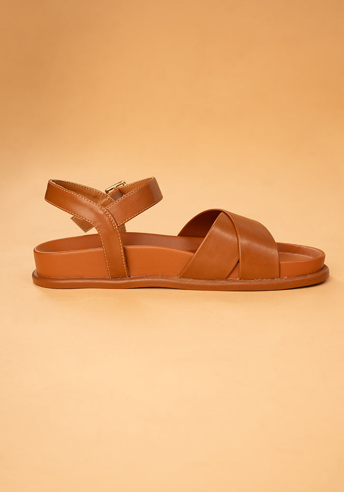 Popsy Tan Comfort Sandal