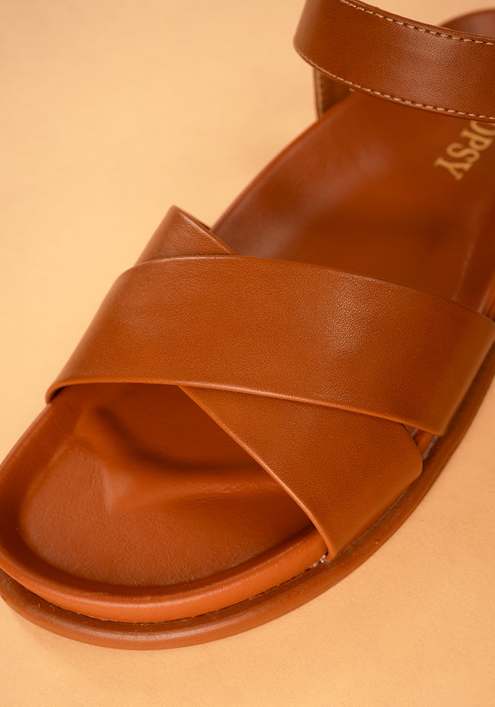 Popsy Tan Comfort Sandal