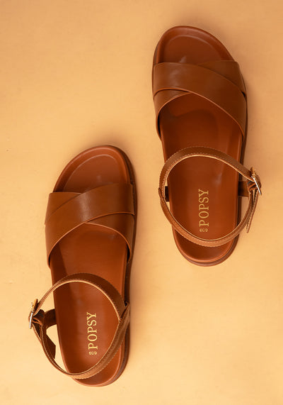 Popsy Tan Comfort Sandal