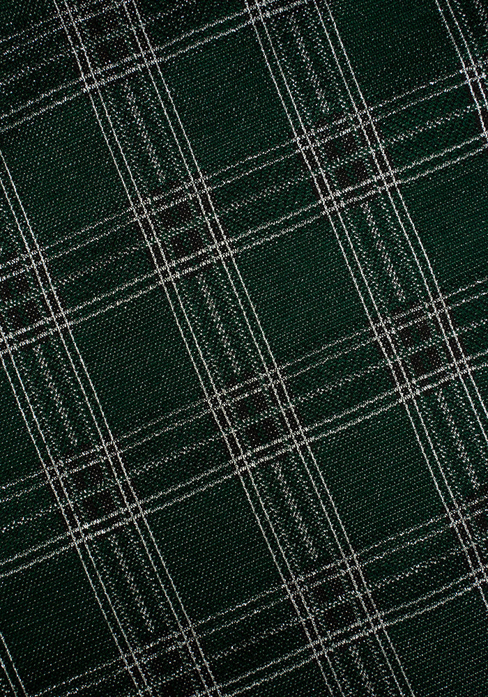 Bridget Green Tartan Midi A-Line Skirt