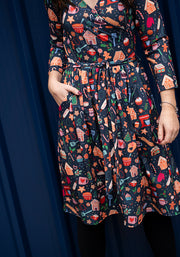 Tashna Christmas Baking Print Dress