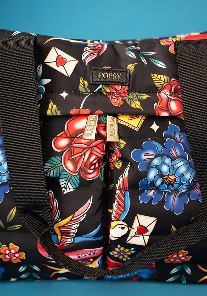 Fifth angle of Tattoo Print Holdall