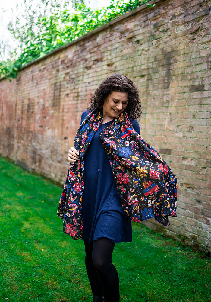 Tattoo Print Scarf