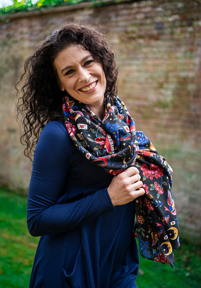 Tattoo Print Scarf