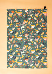 Tea Cup Print Popsy Tea Towel