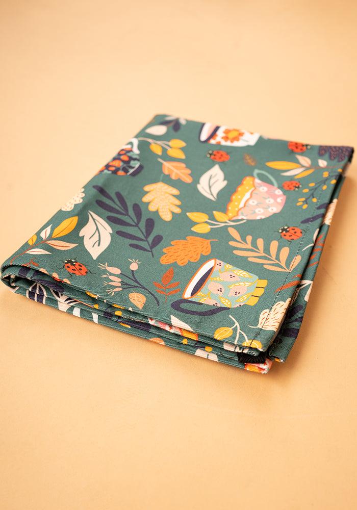 Tea Cup Print Popsy Tea Towel