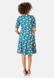 Tessie Pretty Cat Print Dress