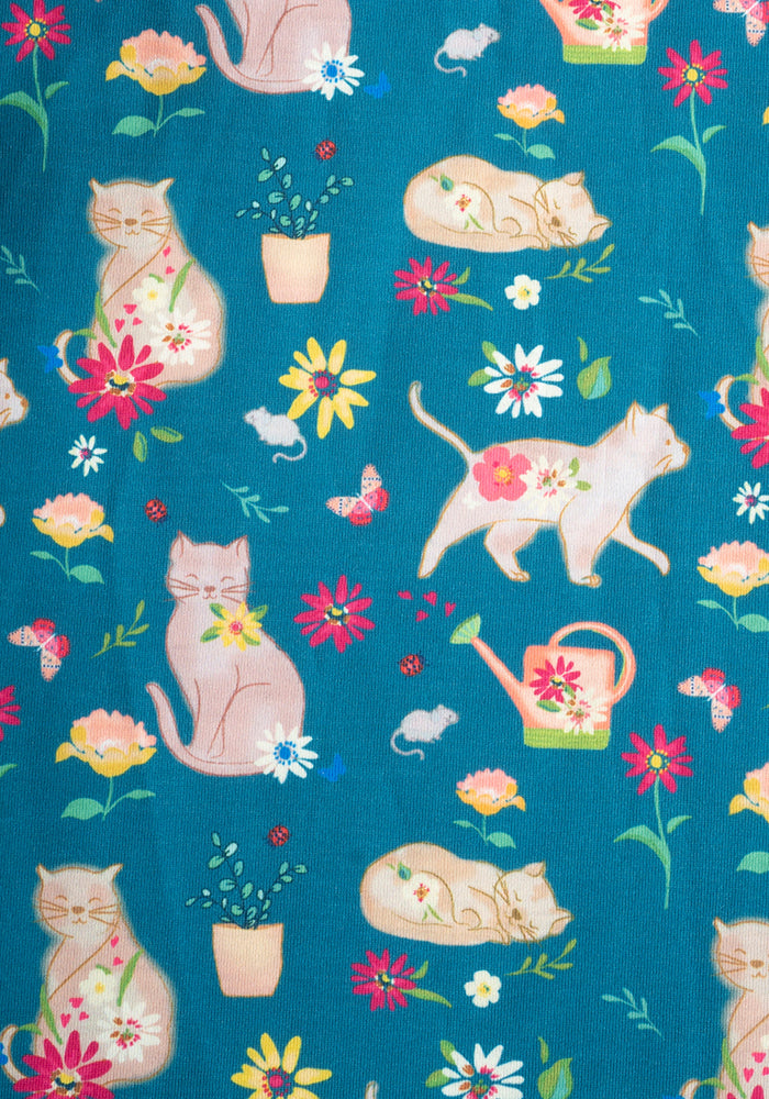 Tessie Pretty Cat Print Dress