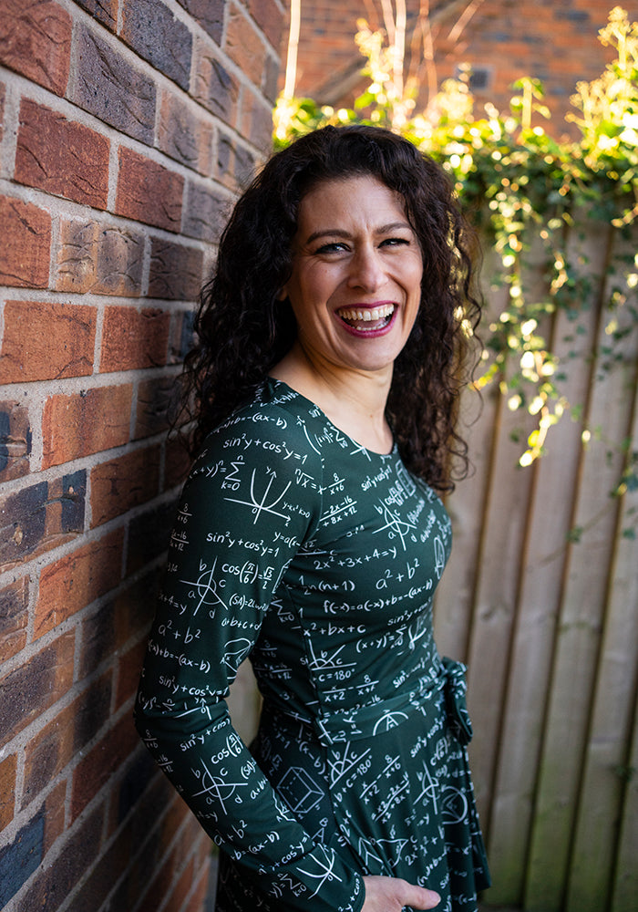 Theda Equation Print Dress