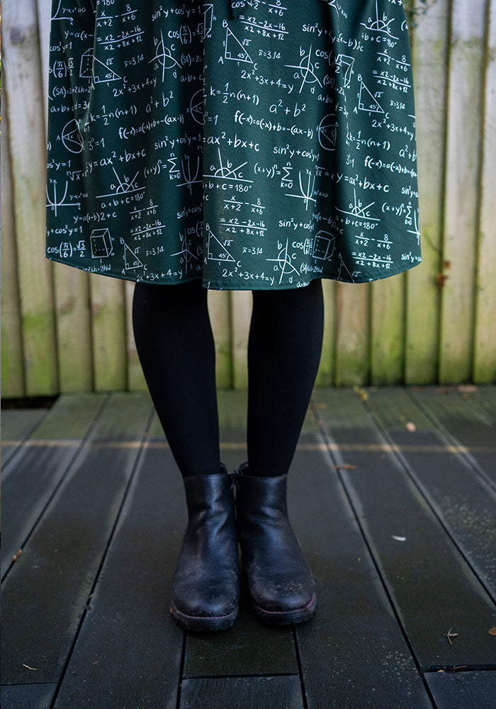 Theda Equation Print Dress