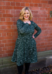 Theda Equation Print Dress