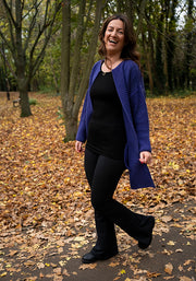 Tina Black Full Leg Flare Leggings