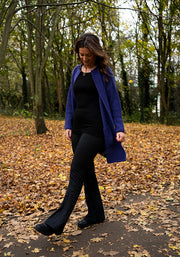 Tina Black Full Leg Flare Leggings