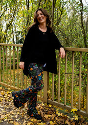 Tina Magical Moth Print Full Leg Flare Leggings