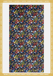 Tropical Coral Print Jumbo Bath Sheet