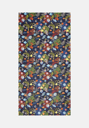 Large Tropical Coral Print Towel