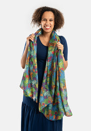 Summer Animals Print Scarf