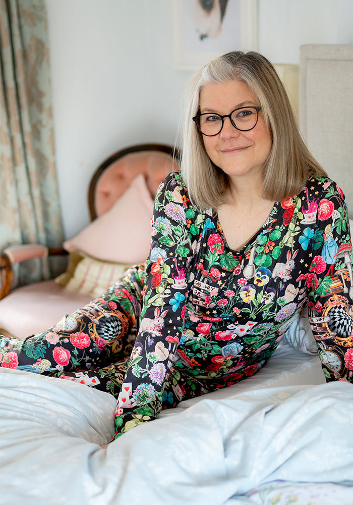 Tweedle Wonderland Print Pyjama Set