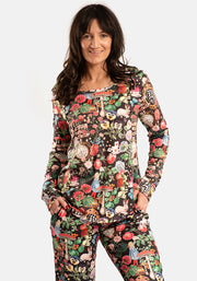 Tweedle Wonderland Print Pyjama Set