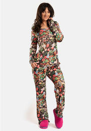 Tweedle Wonderland Print Pyjama Set