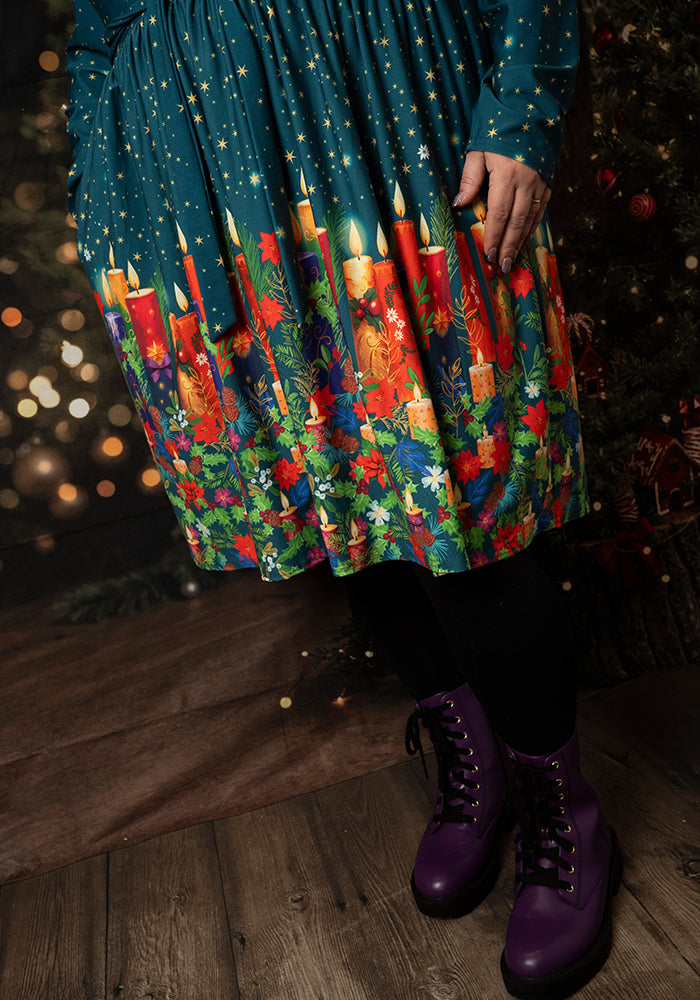 Unity Candle Border Print Dress