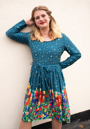 Unity Candle Border Print Dress