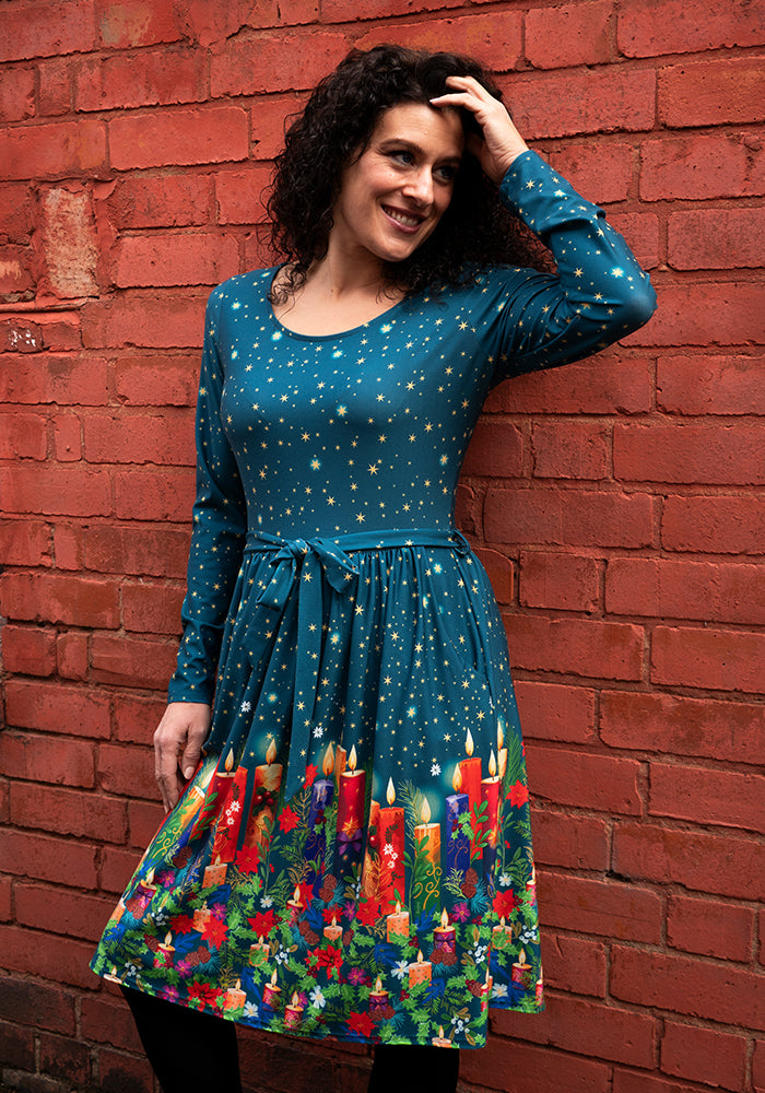 Unity Candle Border Print Dress