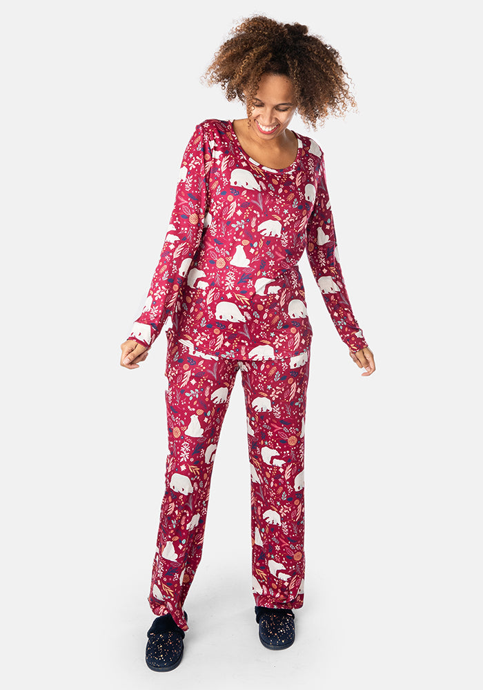 Ursa Winter Polar Bear Pyjama Set