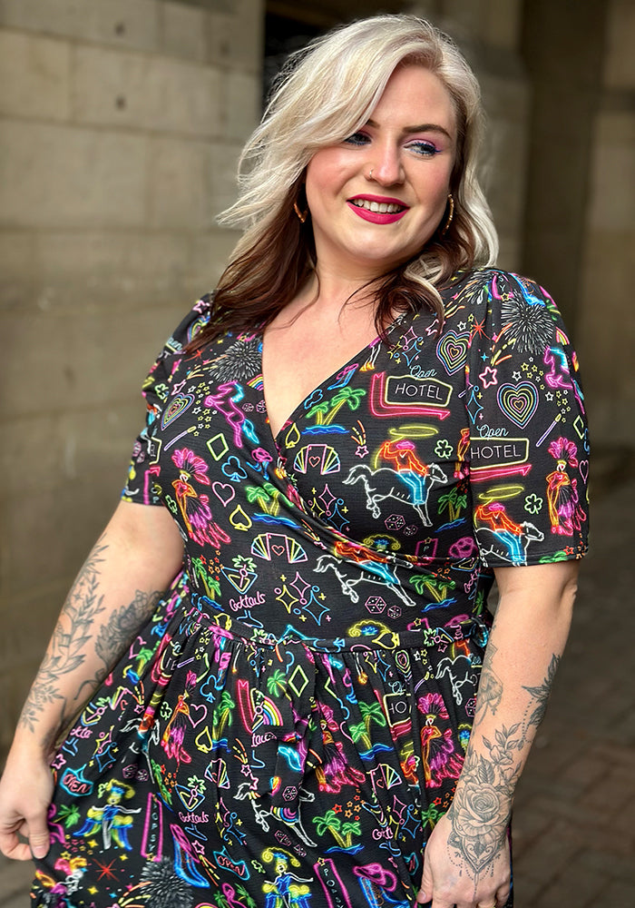 Ninth angle of Valeria Vegas Print Midaxi Dress