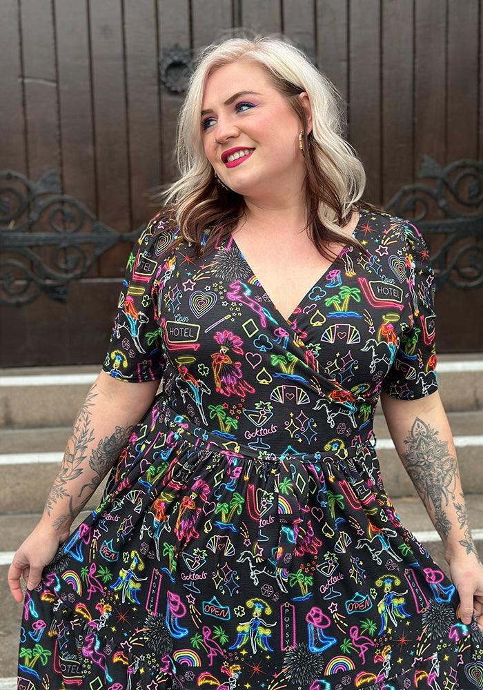 Fifth angle of Valeria Vegas Print Midaxi Dress