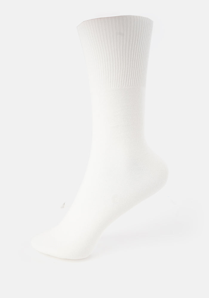 Vanilla Cotton Comfort Socks