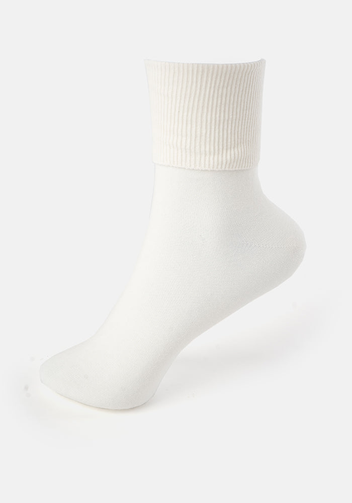 Vanilla Cotton Comfort Socks