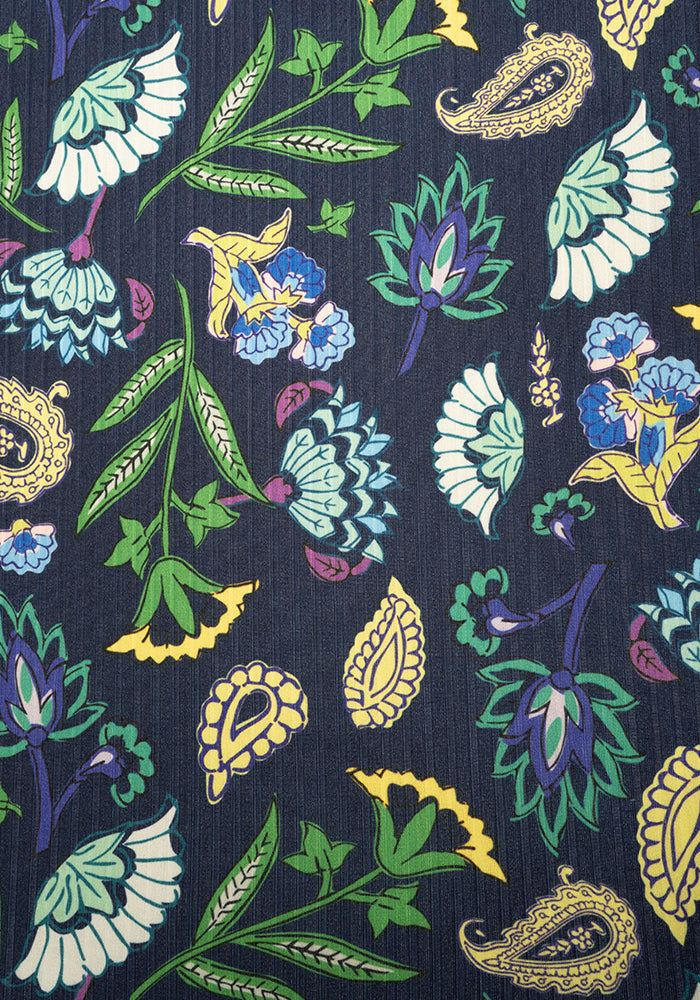 Second angle of Vici Paisley Floral Print Midi Dress