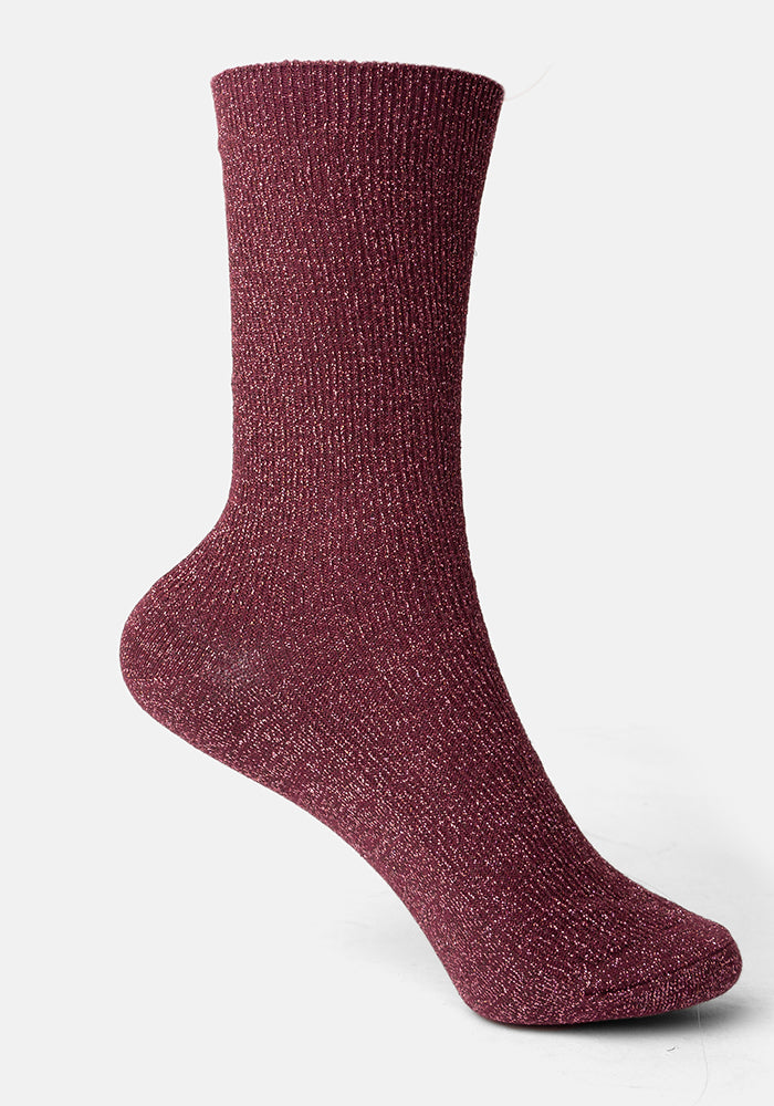 Wine Sparkle Socks
